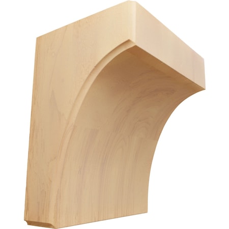 Ekena Millwork 5 1/4"W x 4"D x 6"H Clarksville Bracket, Red Oak BKTW05X04X06CVRO